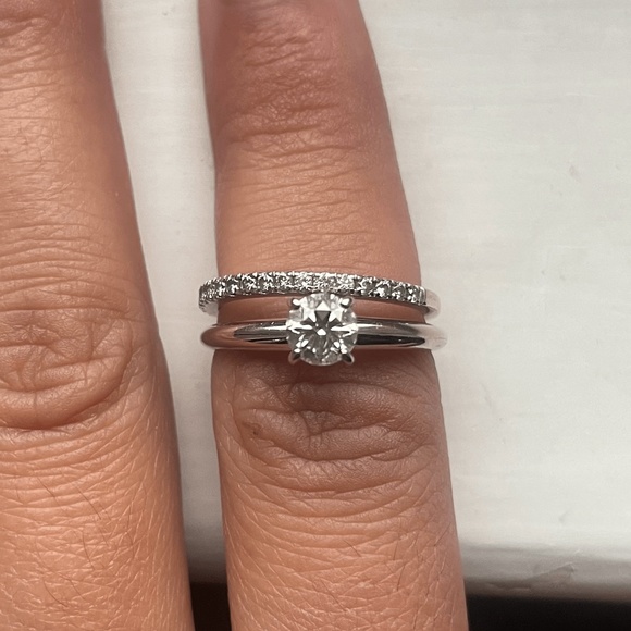 Wedding Band Bridal Set - Picture 1 of 7
